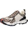 Woman Trainers EXE SY24-6  LEATHER BEIGE BLACK