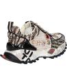 Deportivas EXE  de Mujer SY24-6  LEATHER BEIGE BLACK