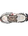 Woman Trainers EXE SY24-6  LEATHER BEIGE BLACK