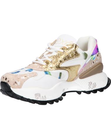  Casual sneakers for women EXE D190608-17  PU WHITE BEIGE