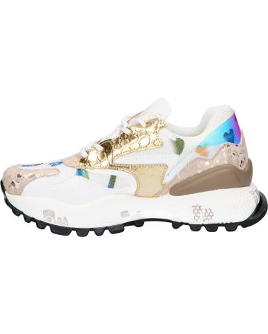  Casual sneakers for women EXE D190608-17  PU WHITE BEIGE