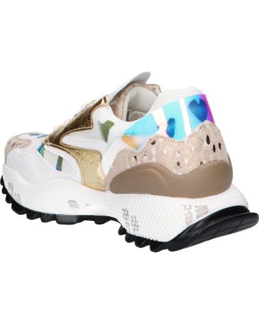  Casual sneakers for women EXE D190608-17  PU WHITE BEIGE