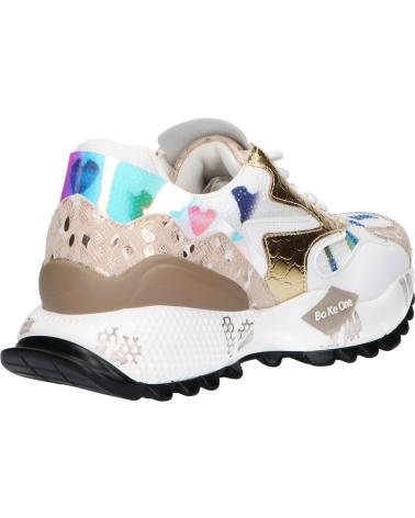  Casual sneakers for women EXE D190608-17  PU WHITE BEIGE