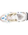  Casual sneakers for women EXE D190608-17  PU WHITE BEIGE