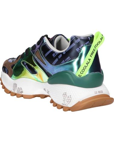  Casual sneakers for women EXE D190608-5  TEXTIL BLUE GREEN