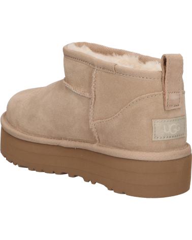 Woman and girl Mid boots UGG 1157791K CLASSIC ULTRA MINI PLATFORM  SAND