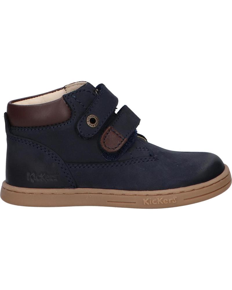 boy Mid boots KICKERS 571987-10 TACKEASY GOLF  10 MARINE