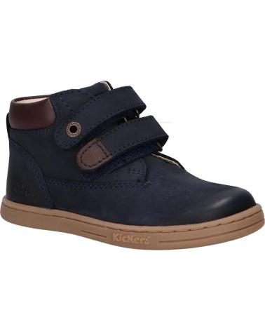 boy Mid boots KICKERS 571987-10 TACKEASY GOLF  10 MARINE