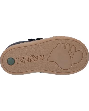 boy Mid boots KICKERS 571987-10 TACKEASY GOLF  10 MARINE