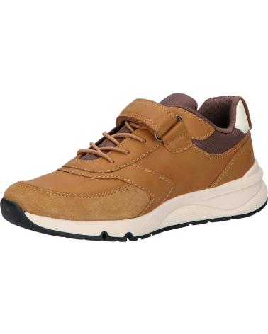girl and boy Trainers GEOX J46H0D 0MEFU J ROONER  C2266 DK YELLOW-COFFEE