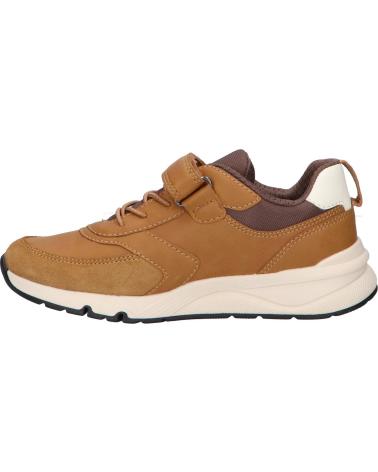 girl and boy Trainers GEOX J46H0D 0MEFU J ROONER  C2266 DK YELLOW-COFFEE