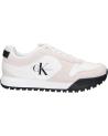 Deportivas CALVIN KLEIN  de Hombre YM0YM00624 TOOTHY RUNNER  01W BRIGHT WHITE-BLACK