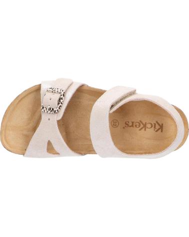 Sandales KICKERS  pour Fille 858544-30 SUNKRO  112 BEIGE LEOPAD