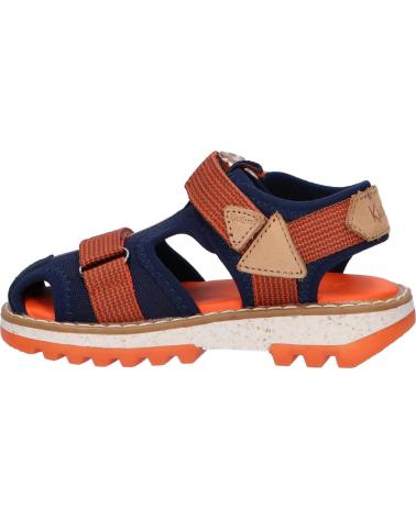 Sandales KICKERS  pour Garçon 894750-30 KICKCLIC  101 MARINE ORANGE