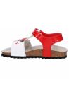 girl Sandals GEOX B152RC 00254 B CHALKI  C0003 RED-WHITE