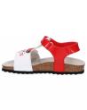 Sandalen GEOX  für Mädchen B152RC 00254 B CHALKI  C0003 RED-WHITE