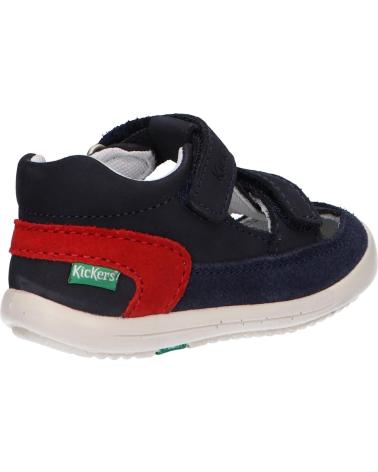 Sandalias KICKERS  de Niño 692395-10 KID CUIR  101 MARINE ROUGE