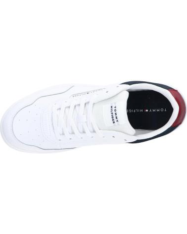 Sportif TOMMY HILFIGER  pour Homme FM0FM05369 BASKET CORE LITE LTH  YBS WHITE