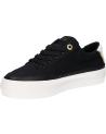 Sportivo TOMMY HILFIGER  per Donna FW0FW08323 ESSENTIAL VULC TEXTILE SNEAKER  BDS BLACK