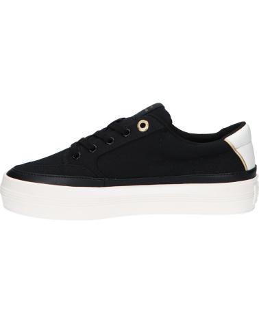  Casual sneakers for women TOMMY HILFIGER FW0FW08323 ESSENTIAL VULC TEXTILE SNEAKER  BDS BLACK