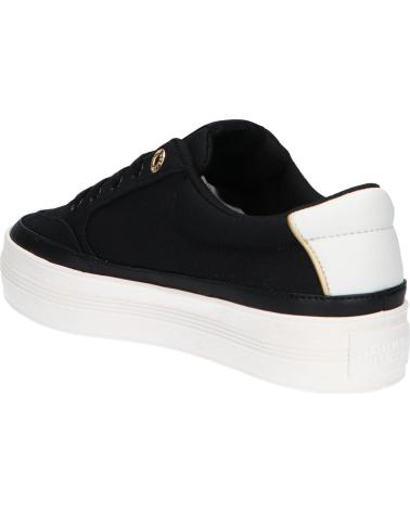  Casual sneakers for women TOMMY HILFIGER FW0FW08323 ESSENTIAL VULC TEXTILE SNEAKER  BDS BLACK