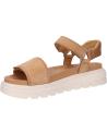 Sandales TIMBERLAND  pour Femme A2QX3 RAY CITYANKLE STRAP  MEDIUM BEIGE NUBUCK