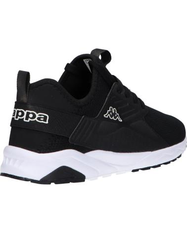 Woman and girl and boy sports shoes KAPPA 35156HW SAN PUERTO  A00 LACE JR BLACK-WHITE