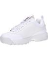 Woman sports shoes FILA FFW0093 DISRUPTOR MESH  10004 WHITE