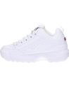 Woman and girl and boy sports shoes FILA FFT0029 DISRUPTOR  10004 WHITE