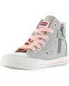 Woman and girl and boy Trainers LEVIS VTRU0007T TRUCKER HI  0050 SILVER