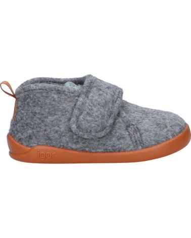 boy House slipers IGOR W10308-215  HOMIE GRIS-CARAMELO