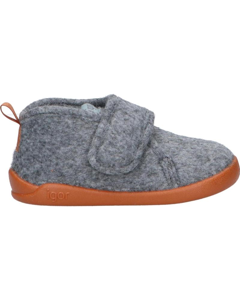 Pantoufles IGOR  pour Garçon W10308-215  HOMIE GRIS-CARAMELO