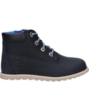 Botas TIMBERLAND  de Niña y Niño TB0A2N9N POKEY PINE MID LACE UP  0191 NAVY