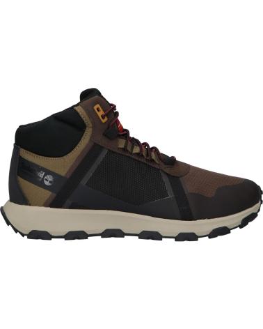Man boots TIMBERLAND TB0A41W7 WINSOR TRAIL MID WATERPROOF  EJU1 MEDIUM BROWN MESH