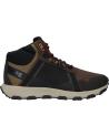 Man boots TIMBERLAND TB0A41W7 WINSOR TRAIL MID WATERPROOF  EJU1 MEDIUM BROWN MESH