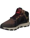 Man boots TIMBERLAND TB0A41W7 WINSOR TRAIL MID WATERPROOF  EJU1 MEDIUM BROWN MESH