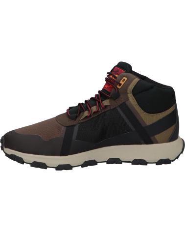 Man boots TIMBERLAND TB0A41W7 WINSOR TRAIL MID WATERPROOF  EJU1 MEDIUM BROWN MESH