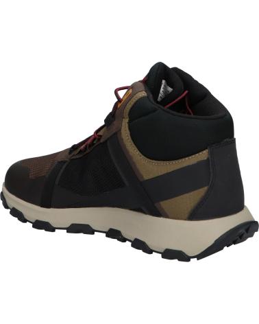 Man boots TIMBERLAND TB0A41W7 WINSOR TRAIL MID WATERPROOF  EJU1 MEDIUM BROWN MESH