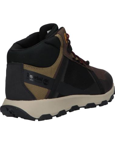 Man boots TIMBERLAND TB0A41W7 WINSOR TRAIL MID WATERPROOF  EJU1 MEDIUM BROWN MESH