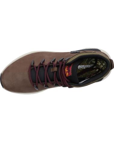 Man Mid boots TIMBERLAND TB0A6DQD SPRINT TREKKER MID  W071 DARK BROWN