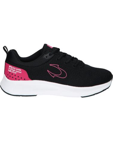 Woman Trainers JOHN SMITH REWIK W  NEGRO-FUCSIA