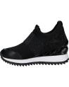  Casual sneakers for women EXE B665-S266  PU BLACK