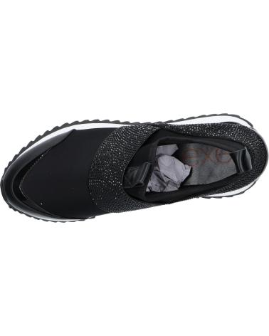  Casual sneakers for women EXE B665-S266  PU BLACK