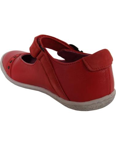 Chaussures KICKERS  pour Fille 413970-30 CAKMANDOU  ROUGE FONCE