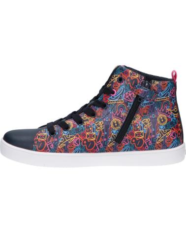 Sneaker GEOX  für Mädchen J26EUH 00004 J KATHE GIRL  C4268 NAVY-FUCHSIA