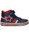 Stivali GEOX  per Bambino J26FGB 054FU J PAWNEE BOY  C0735 NAVY-RED