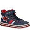 Stivali GEOX  per Bambino J26FGB 054FU J PAWNEE BOY  C0735 NAVY-RED