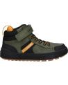 Man and boy boots GEOX J26HAA 0MEFU J WEEMBLE BOY  C0099 MILITARY-YELLOW