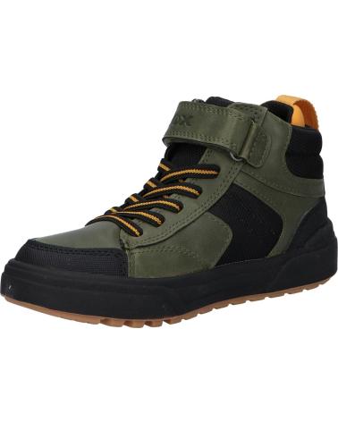 Man and boy boots GEOX J26HAA 0MEFU J WEEMBLE BOY  C0099 MILITARY-YELLOW