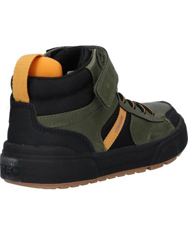 Man and boy boots GEOX J26HAA 0MEFU J WEEMBLE BOY  C0099 MILITARY-YELLOW